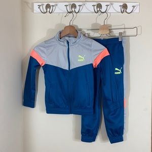 Color Block Puma Track Suit